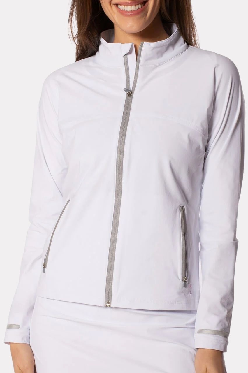 Golftini White Be An Athlete Jacket