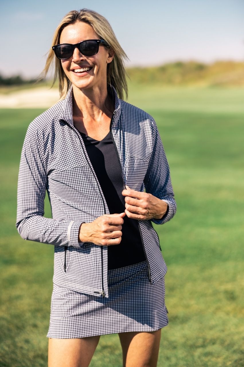 Golftini Be An Athlete Sport Black/White Jacket
