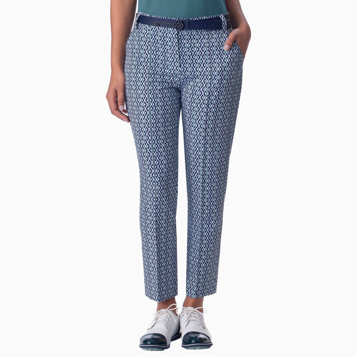 BelynKey Emerald Bay Argyle Classic Crop Pant