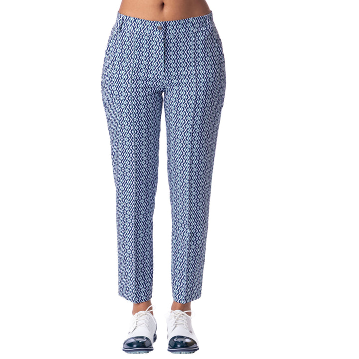 BelynKey Emerald Bay Argyle Classic Crop Pant