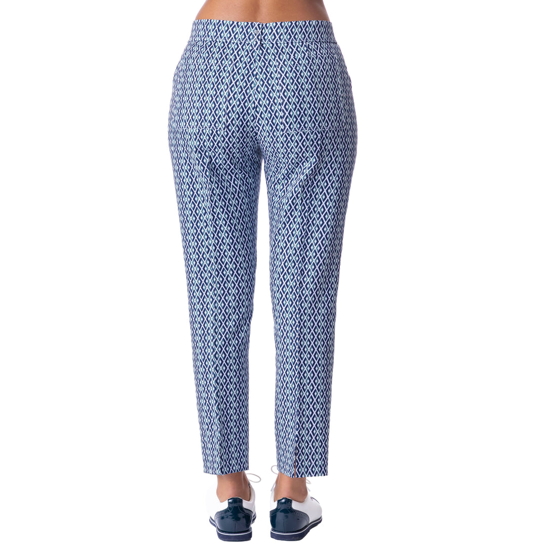 BelynKey Emerald Bay Argyle Classic Crop Pant