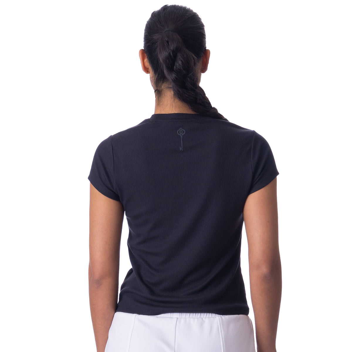 BelynKey Sueded Washed Onyx Short Sleeve Transit Tee