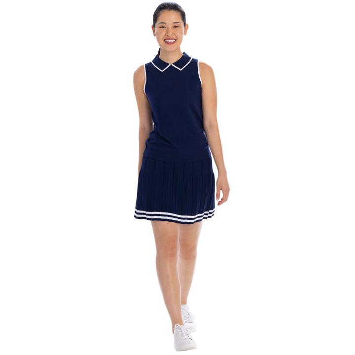 BelynKey Ink Pointelle Sweater Skort