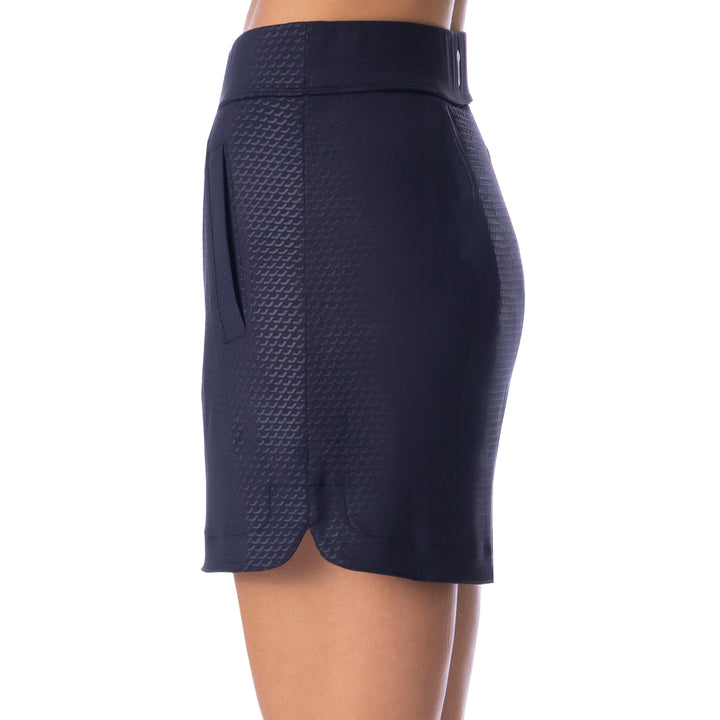 BelynKey Embossed Onyx Skort