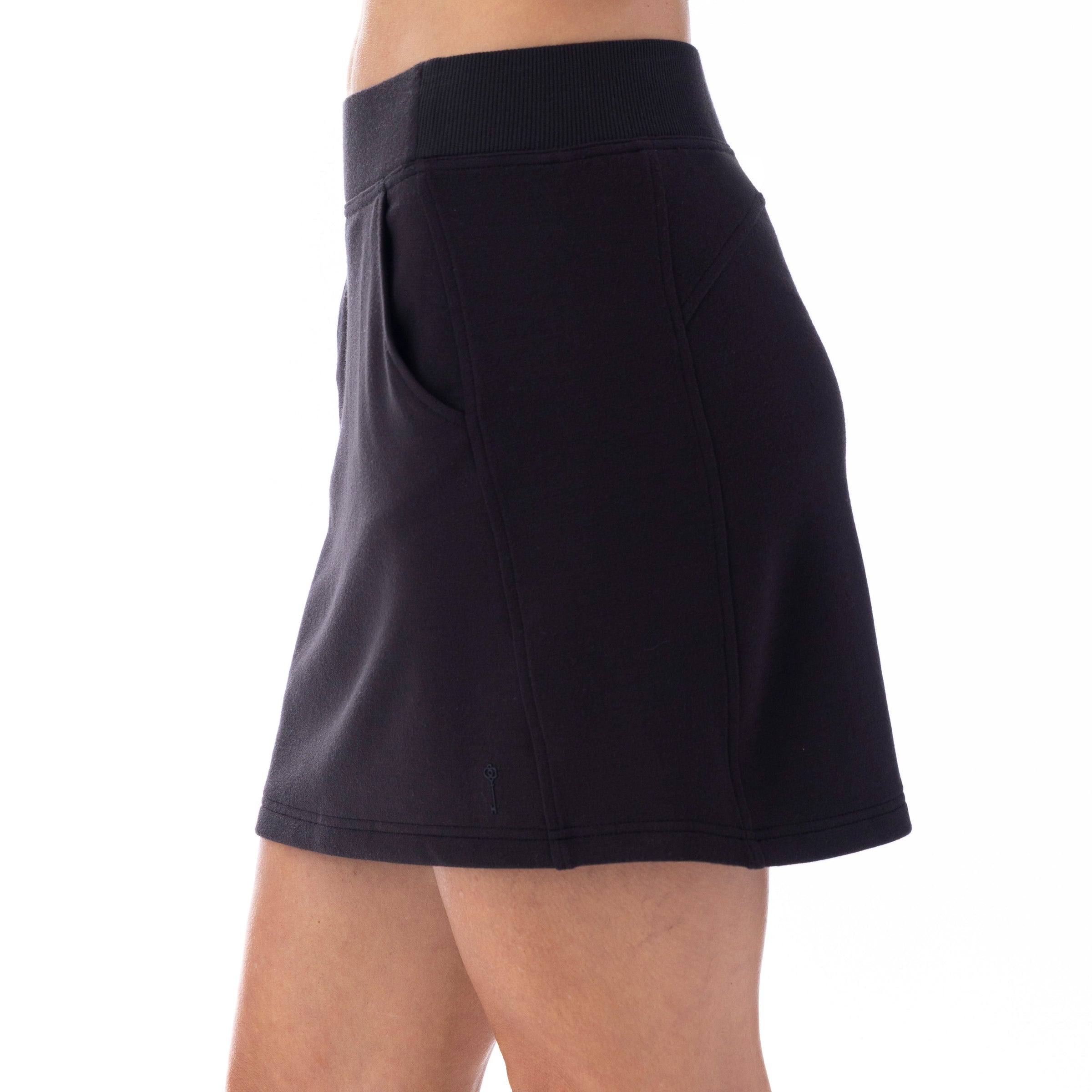 BelynKey Bliss Knit Washed Onyx Skort