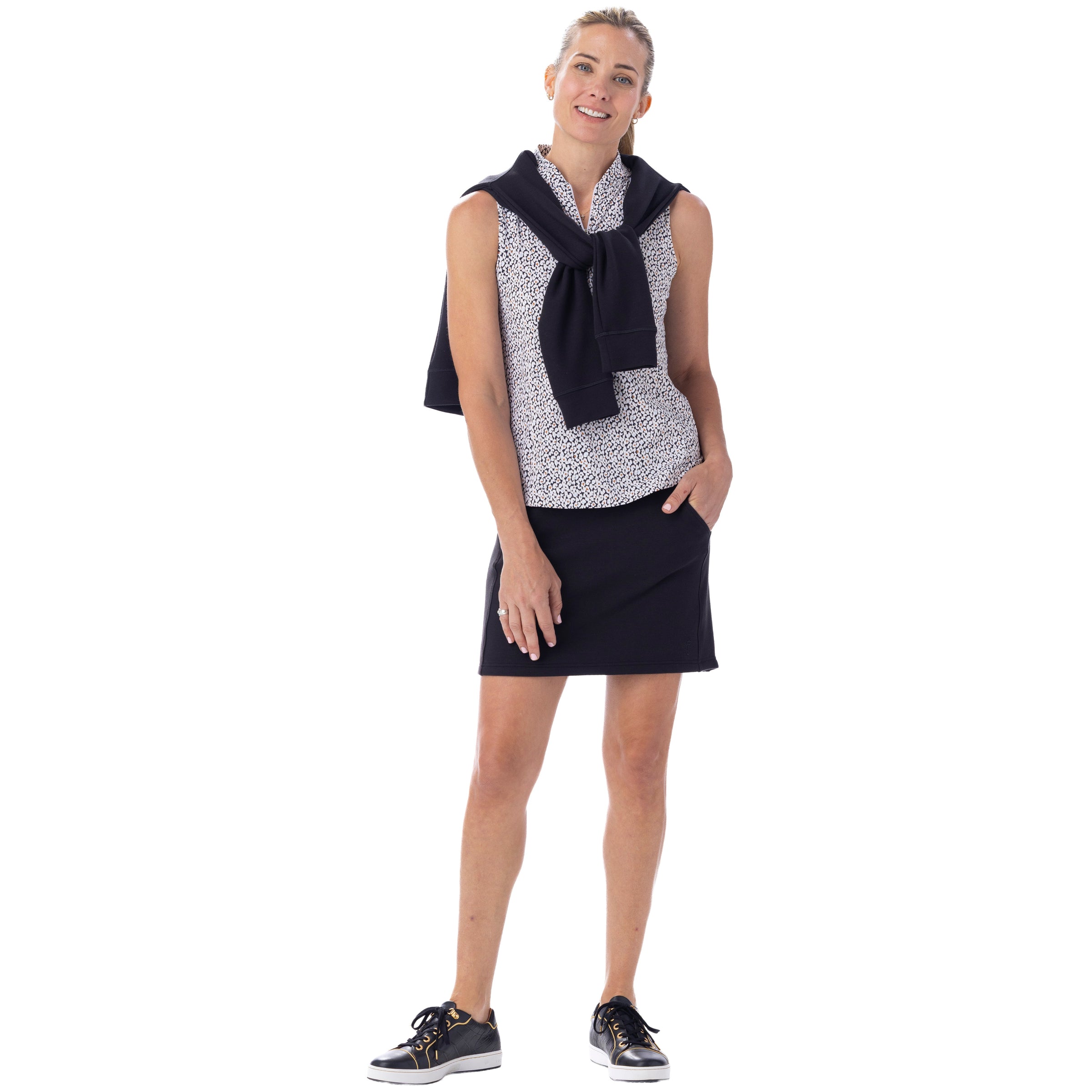 BelynKey Bliss Knit Washed Onyx Skort