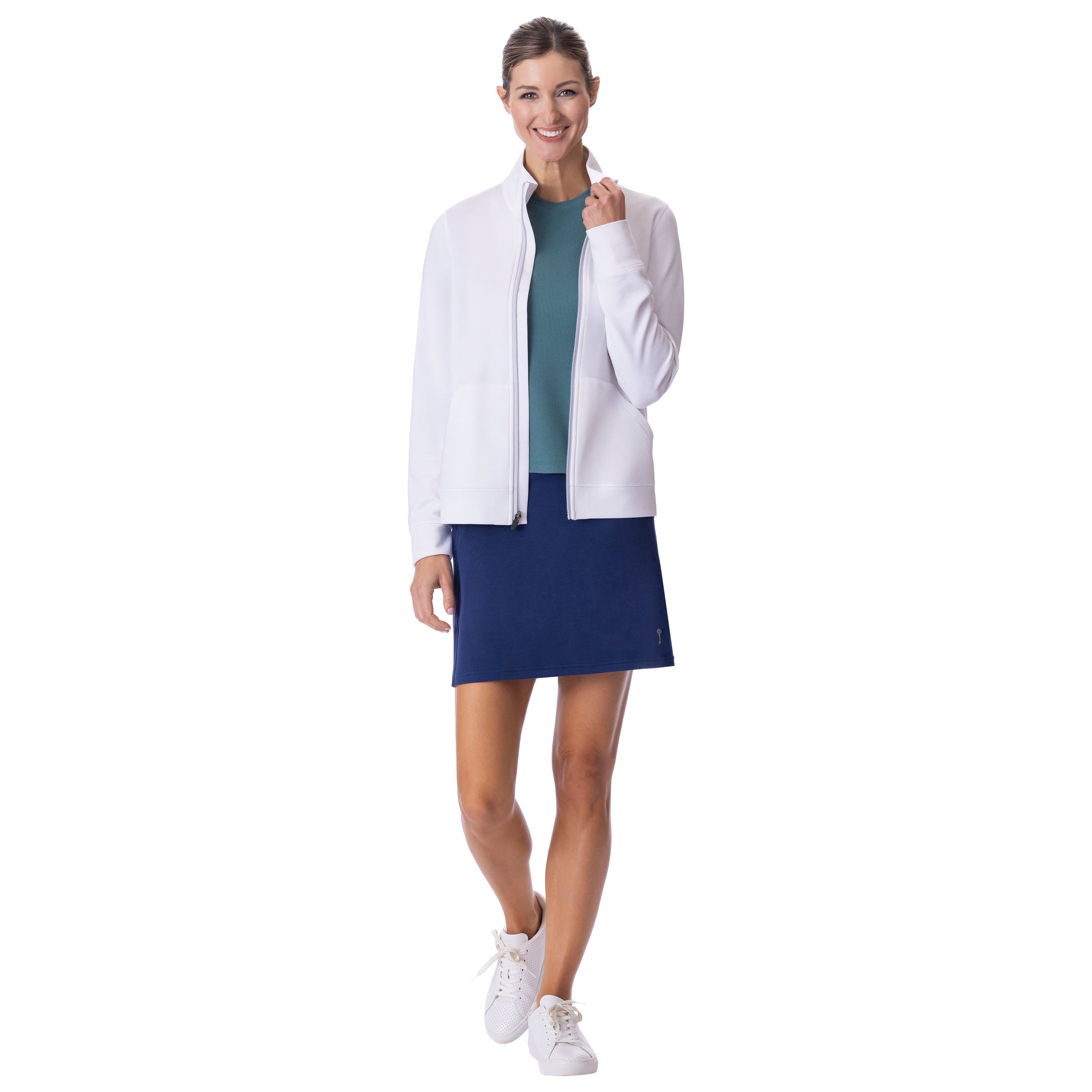BelynKey Sueded Bliss Washed Ink Knit Skort