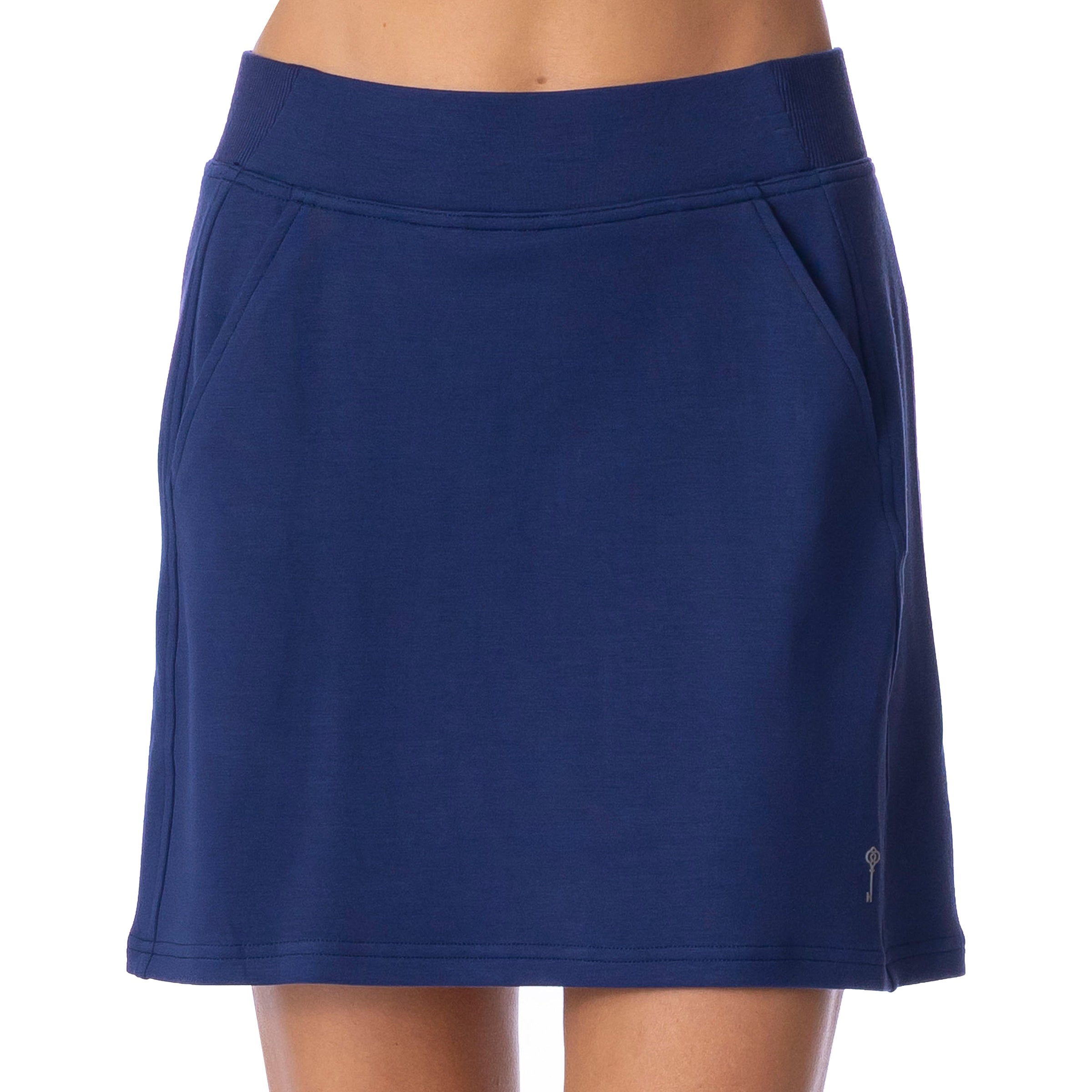 BelynKey Sueded Bliss Washed Ink Knit Skort