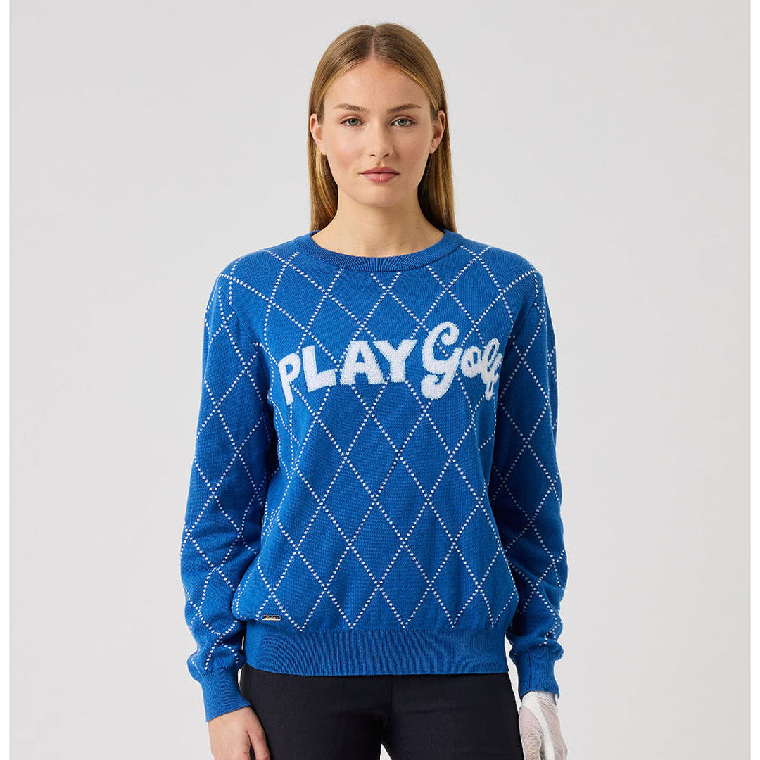 Daily Sports Play Mid-Blue Golf Sweater [SS26]