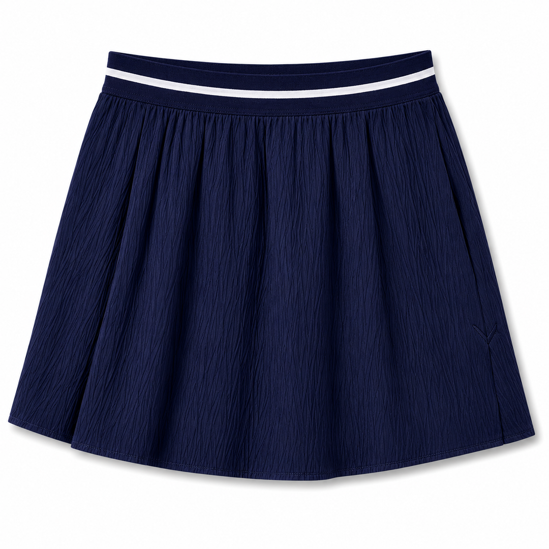 Peacoat Callaway Micro Pleat 16" Skort 