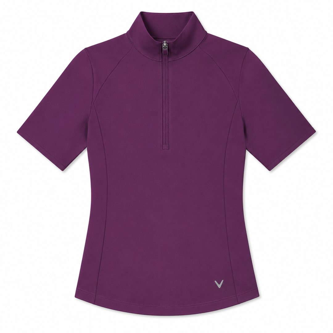 Callaway Rib Play Half Sleeve Polo | Gloxinia