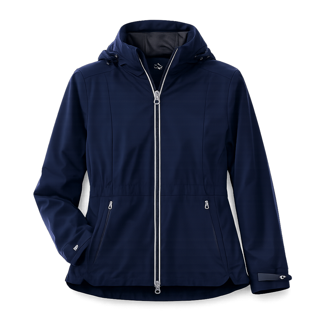 Callaway Wind/Rain Jacket with Packable Hood inPeacoat Navy