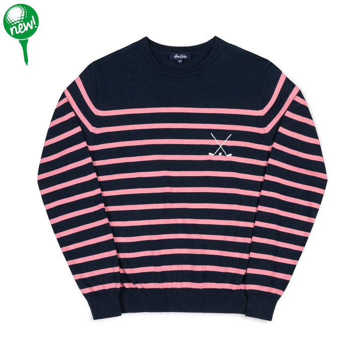 Ame &amp; Lulu Club Sport Fairway Stripe Sweater