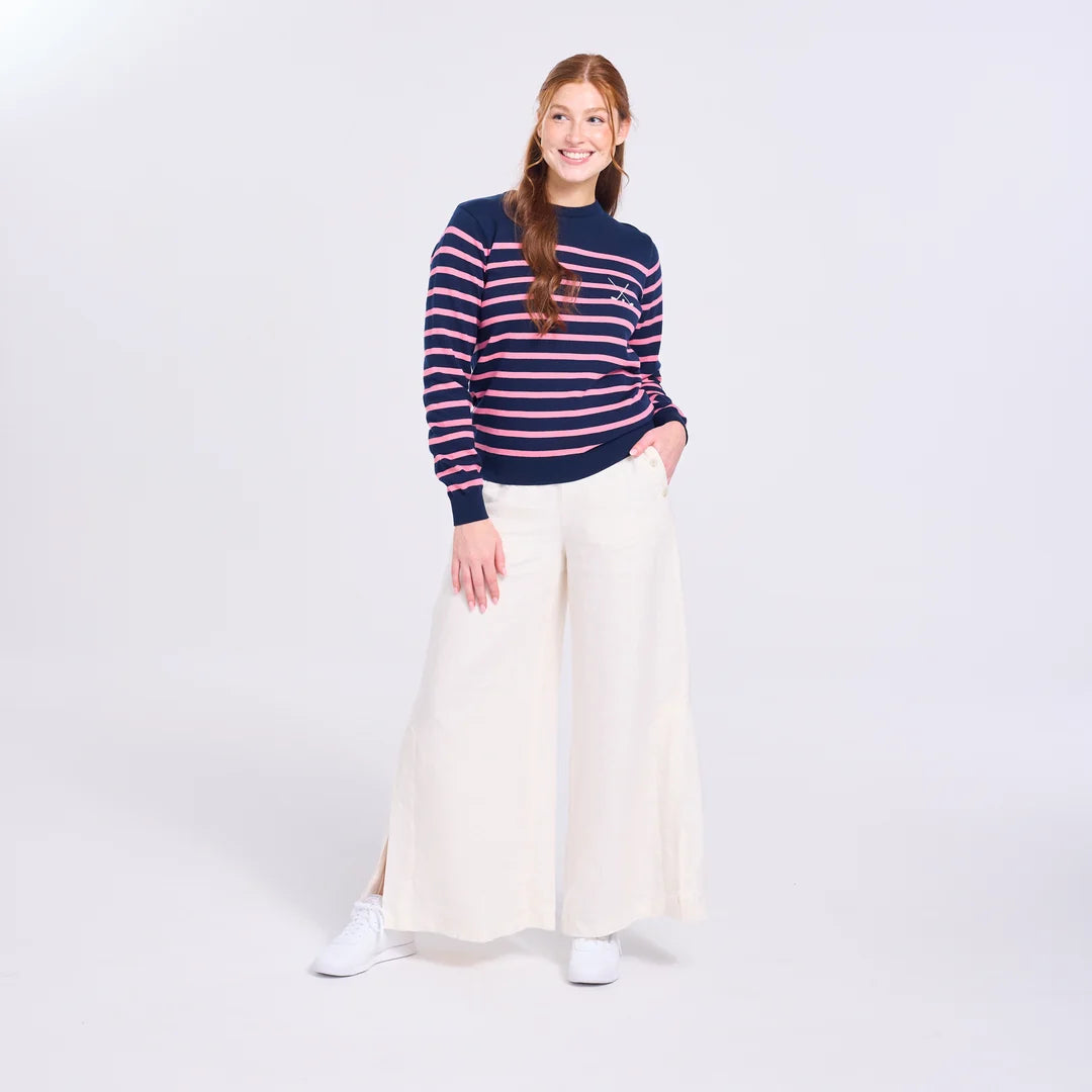 Ame &amp; Lulu Club Sport Fairway Stripe Sweater