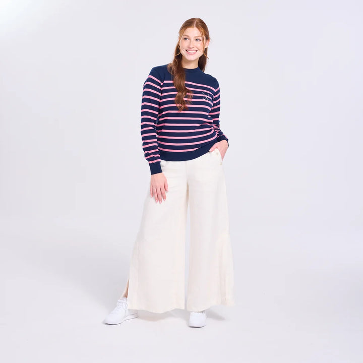 Ame &amp; Lulu Club Sport Fairway Stripe Sweater