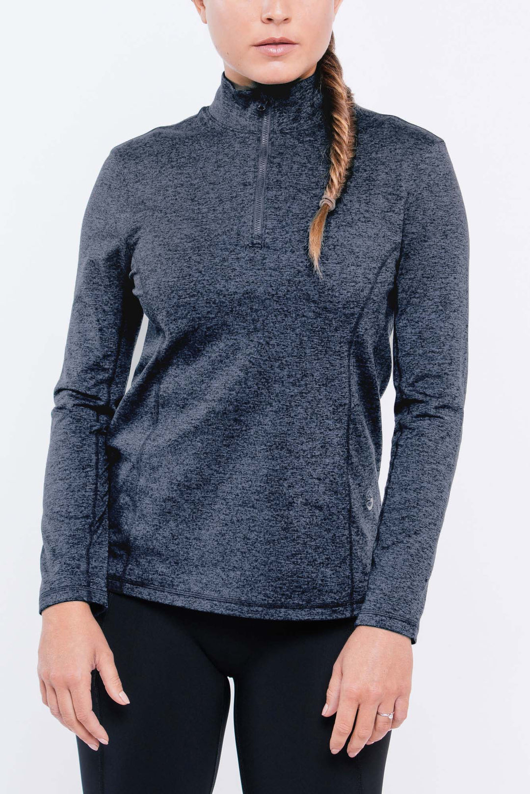 Foray Golf Core Half Zip Long Sleeve Mock