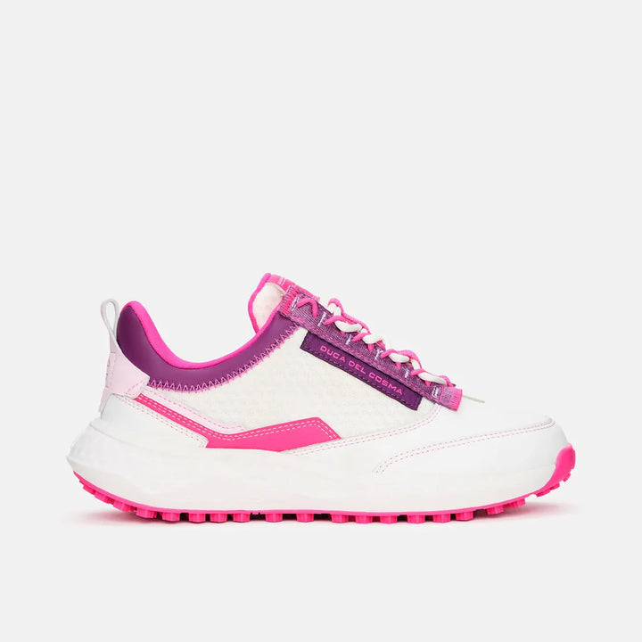 Duca Del Cosma Latina White/Purple Waterproof Shoe
