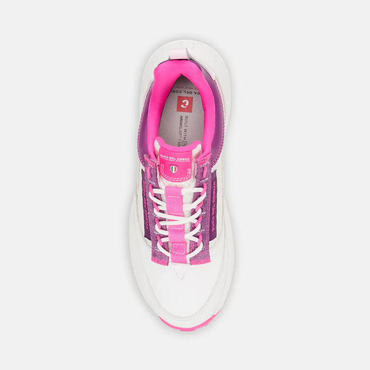 Duca Del Cosma Latina White/Purple Waterproof Shoe