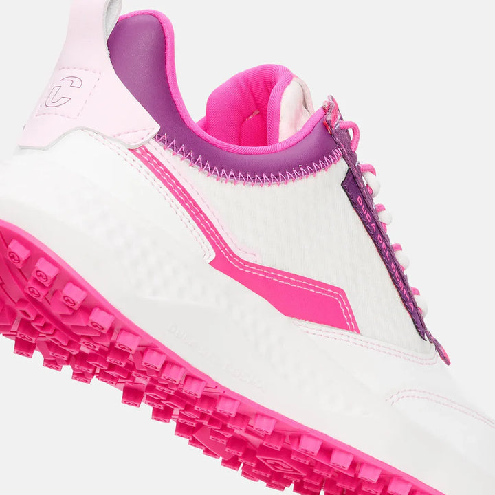 Duca Del Cosma Latina White/Purple Waterproof Shoe