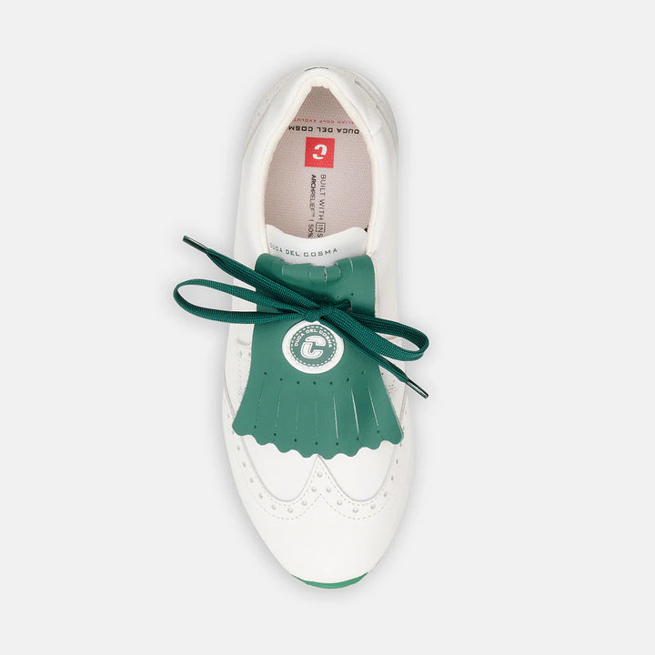 Duca Del Cosma Bellezza 2 White/Green Golf Shoe