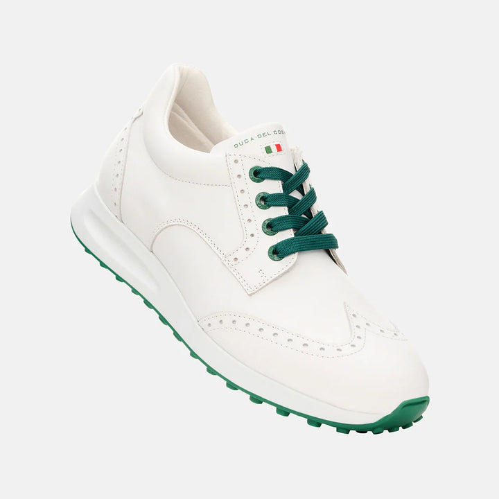 Duca Del Cosma Bellezza 2 White/Green Golf Shoe
