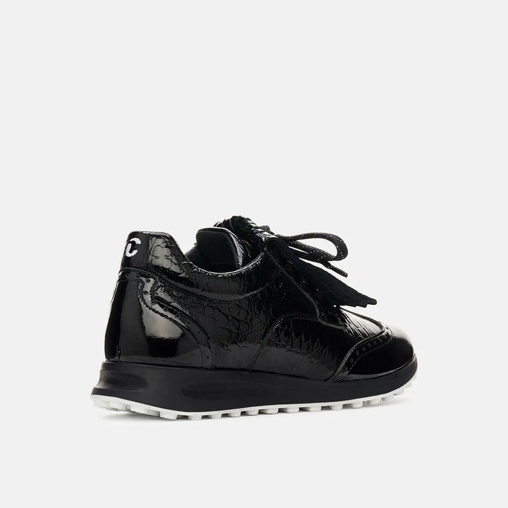 Duca Del Cosma Bellezza 2 Black Croc Golf Shoe