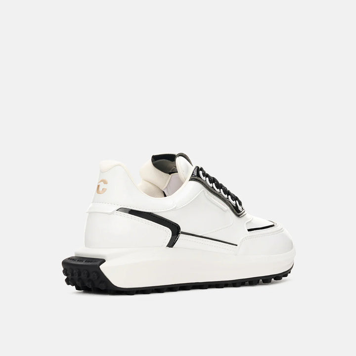 Duca Del Cosma Olivera II White/Black Waterproof Golf Shoe