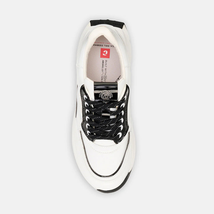 Duca Del Cosma Olivera II White/Black Waterproof Golf Shoe