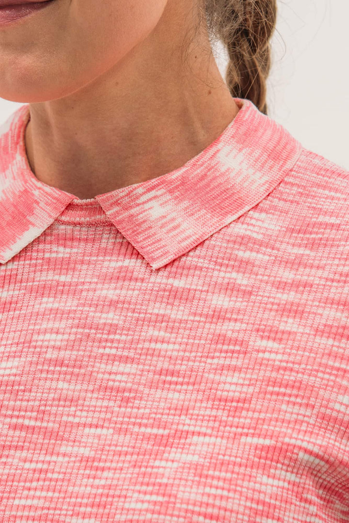 Foray Golf Knit Marl Short Sleeve Polo