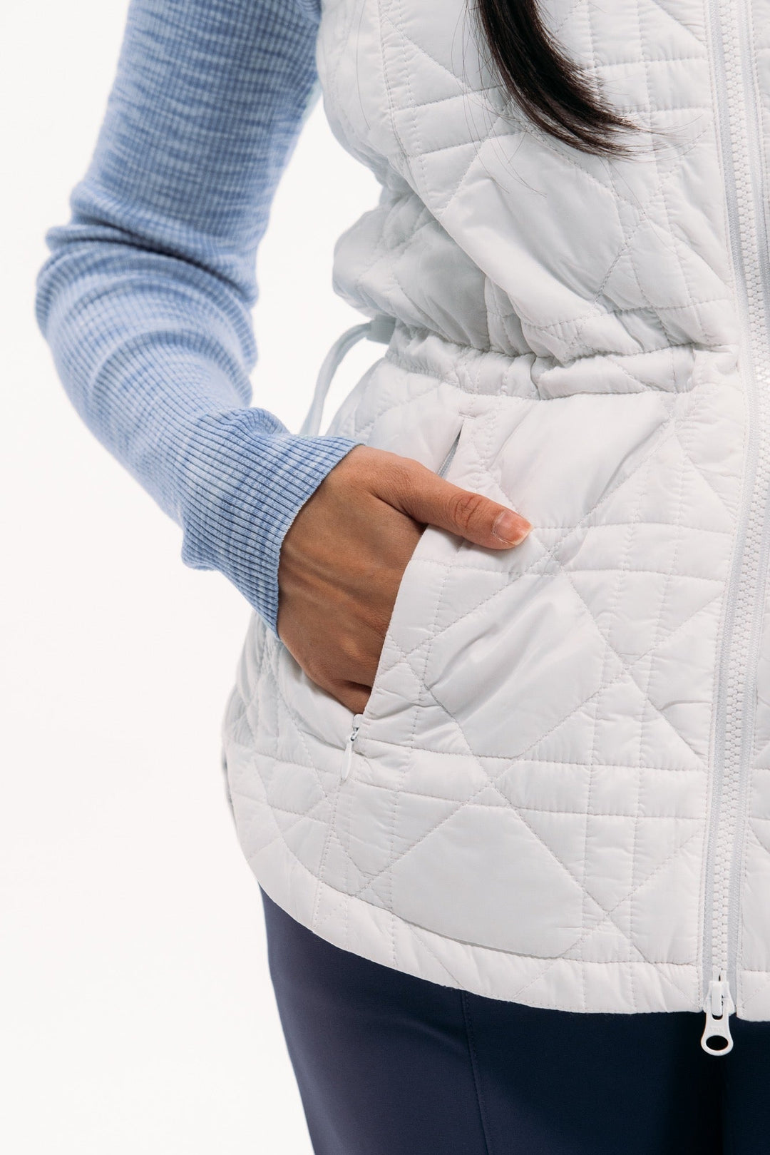 Foray Golf Longline Quilted Vest