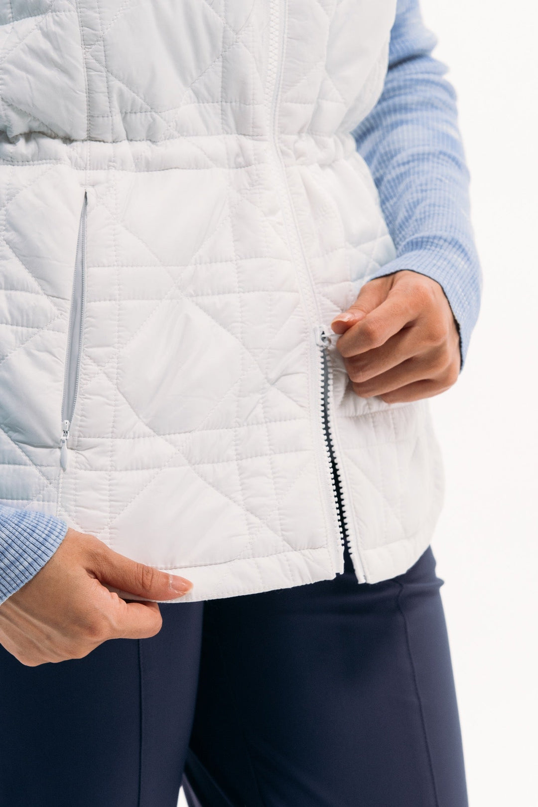 Foray Golf Longline Quilted Vest