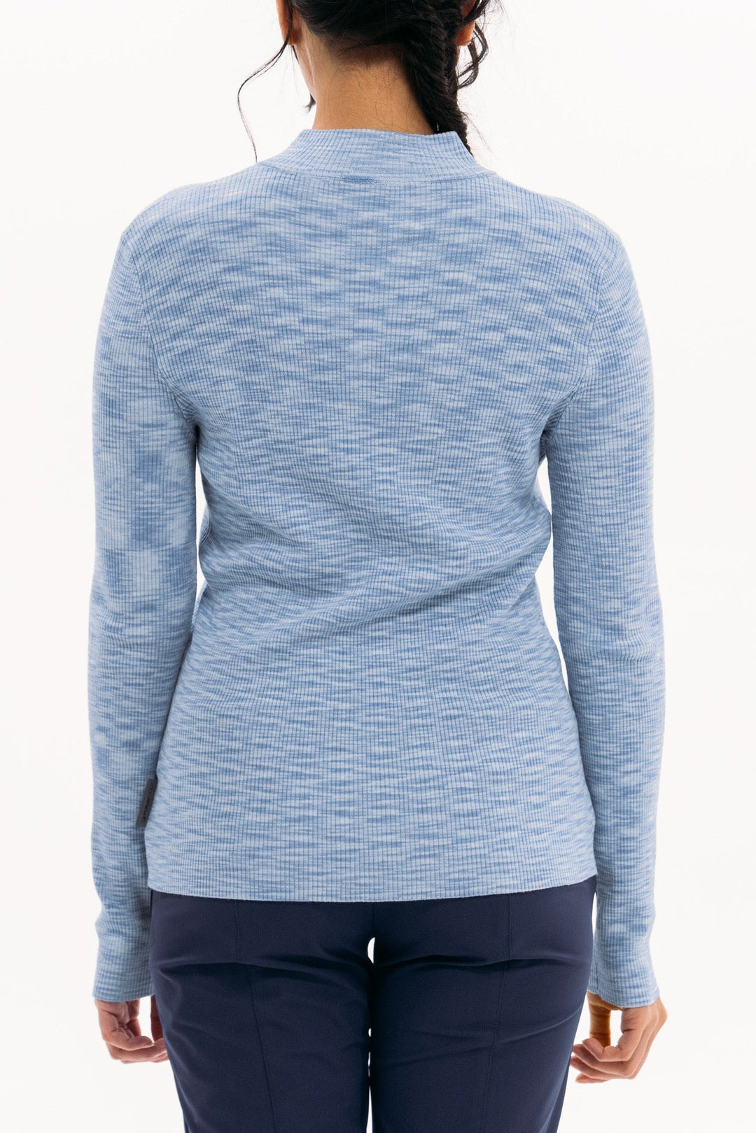 Foray Golf Knit Melange Quarter Zip