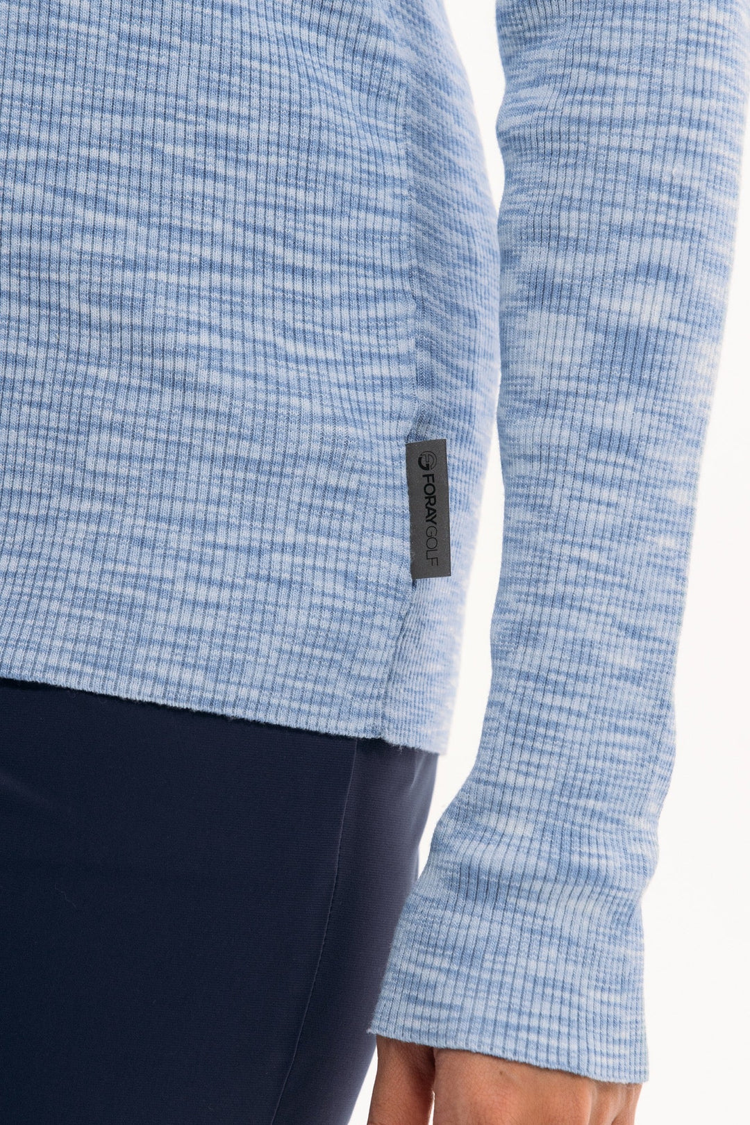 Foray Golf Knit Melange Quarter Zip