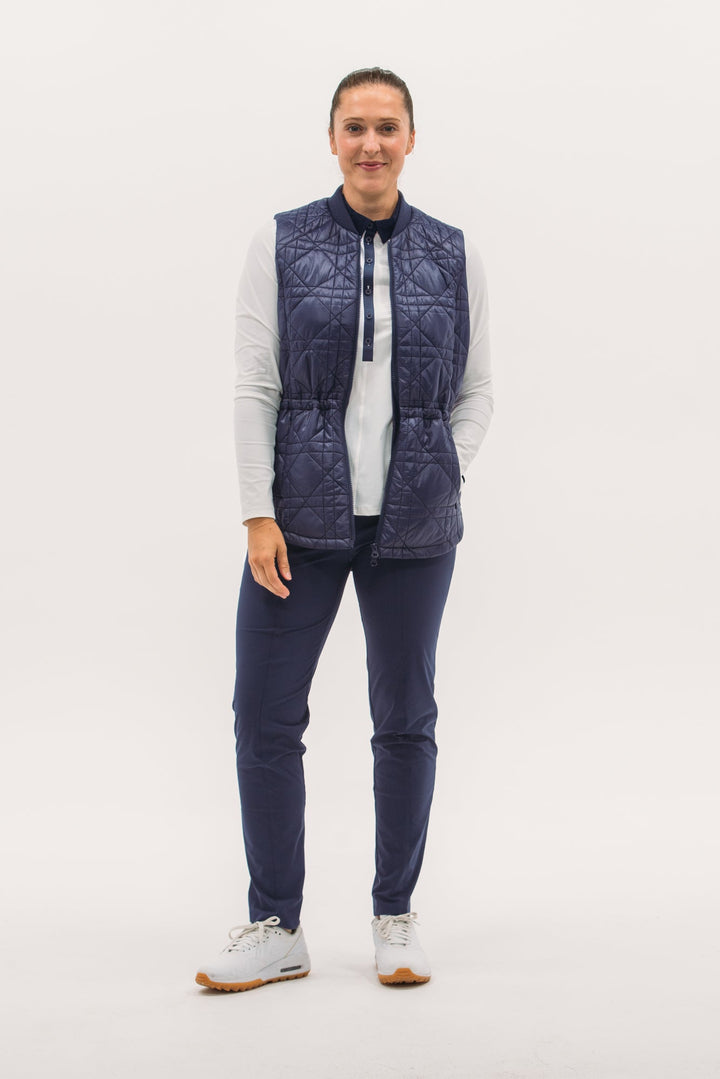 Foray Golf Longline Quilted Vest