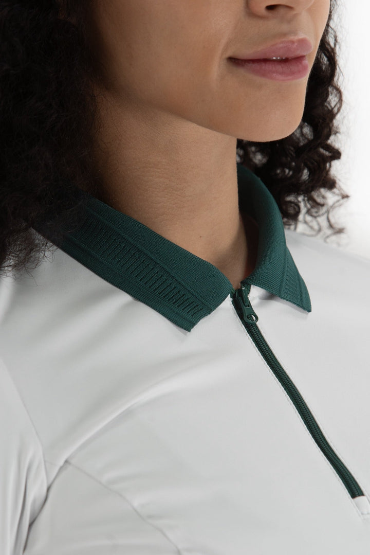 Foray Golf Long Sleeve Contrast Trim Polo