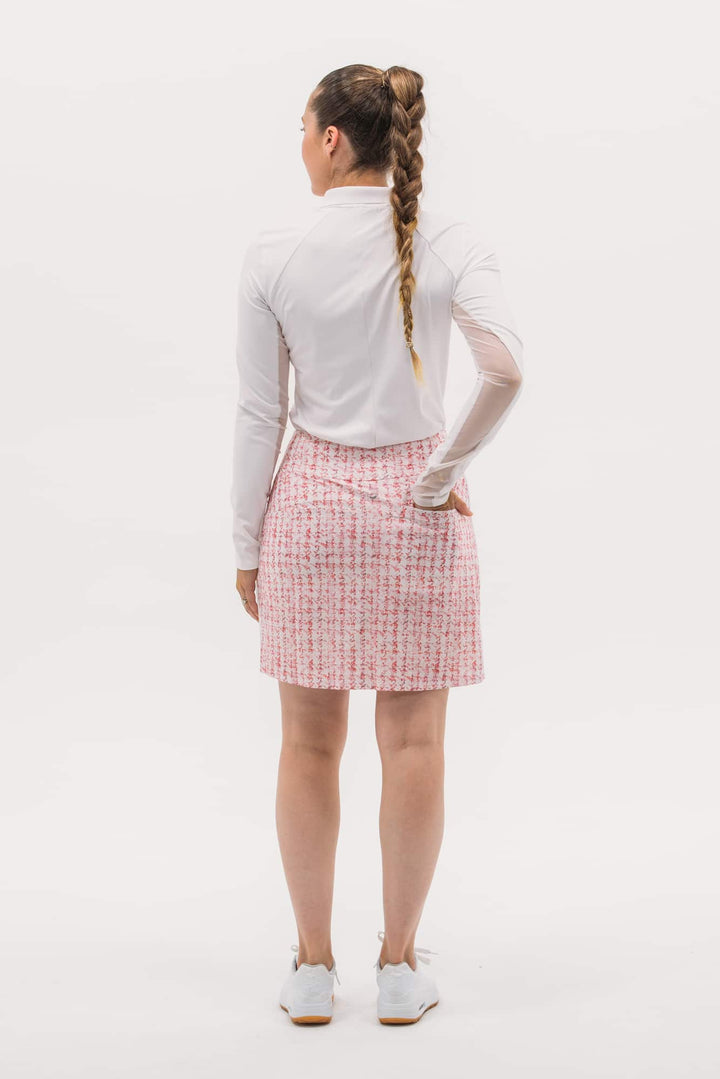 Foray Golf Mesh Inset Long Sleeve Polo