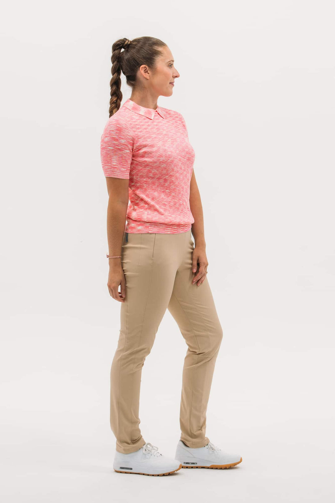 Foray Golf Knit Marl Short Sleeve Polo