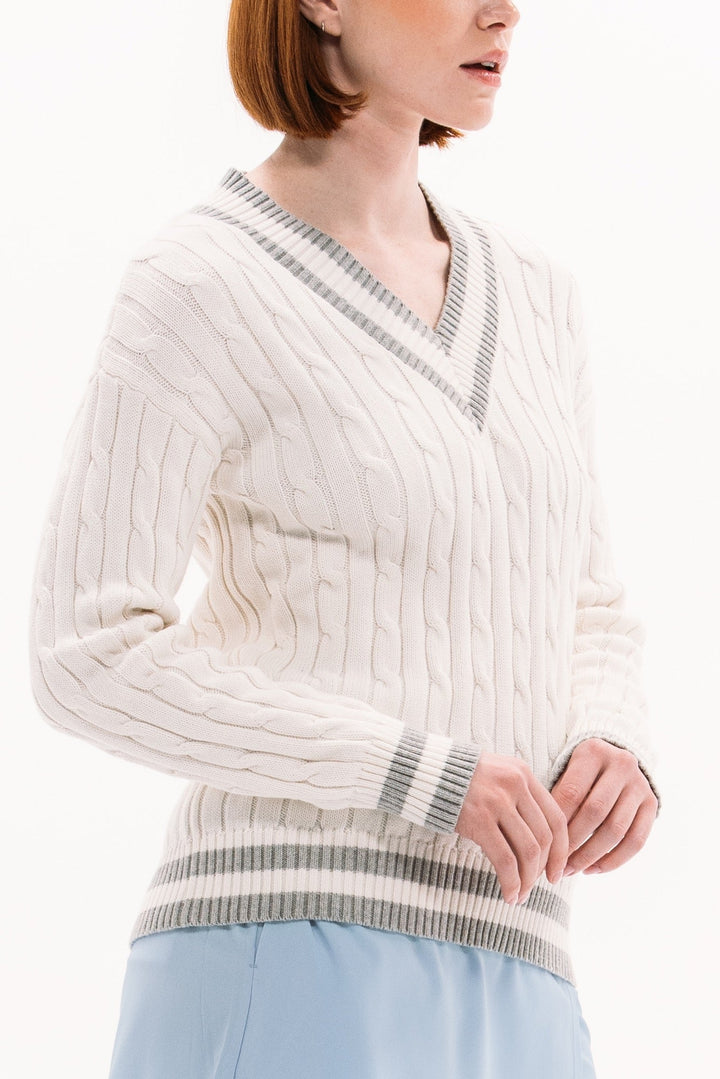 Foray Golf Heritage Cable Knit Sweater