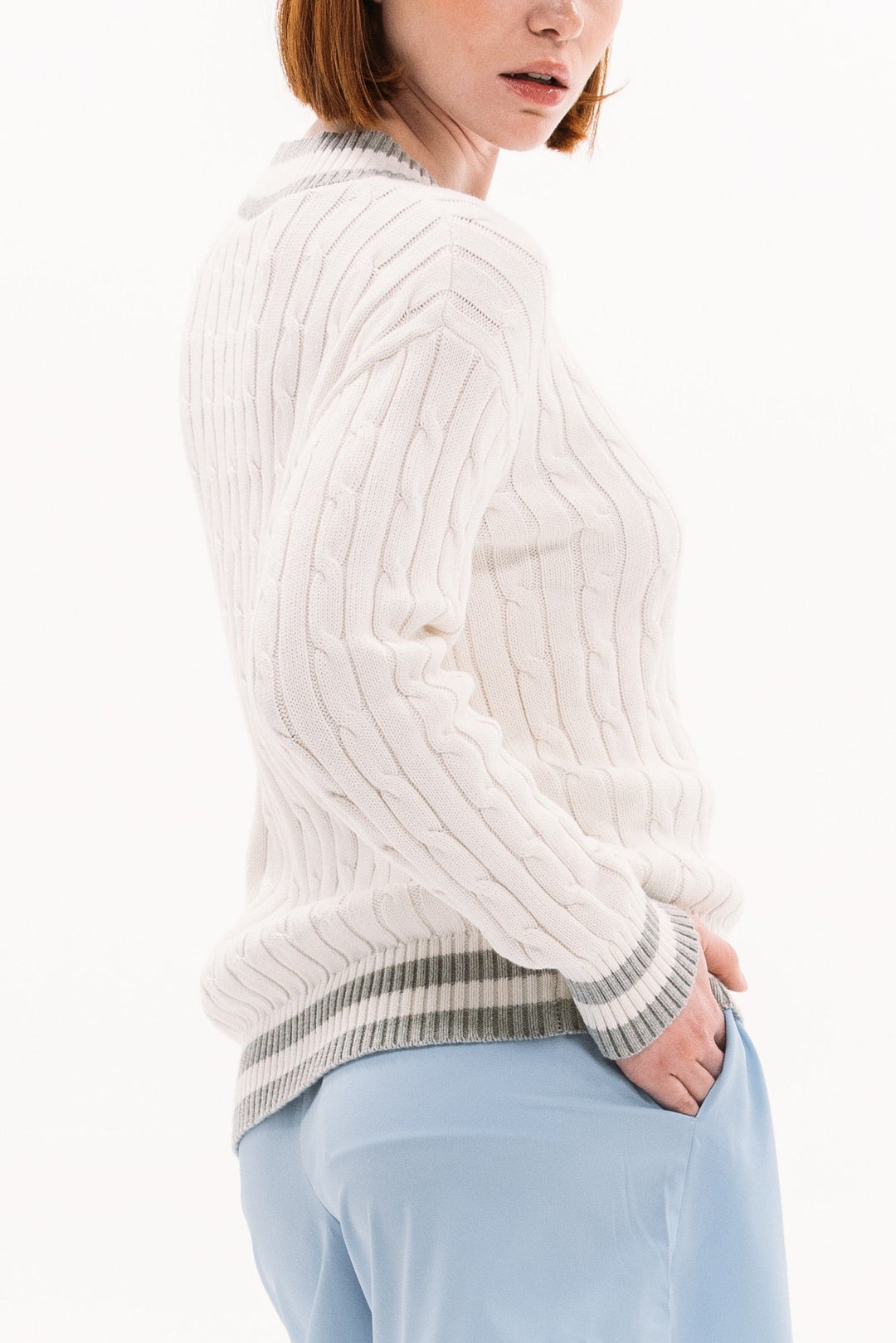 Foray Golf Heritage Cable Knit Sweater