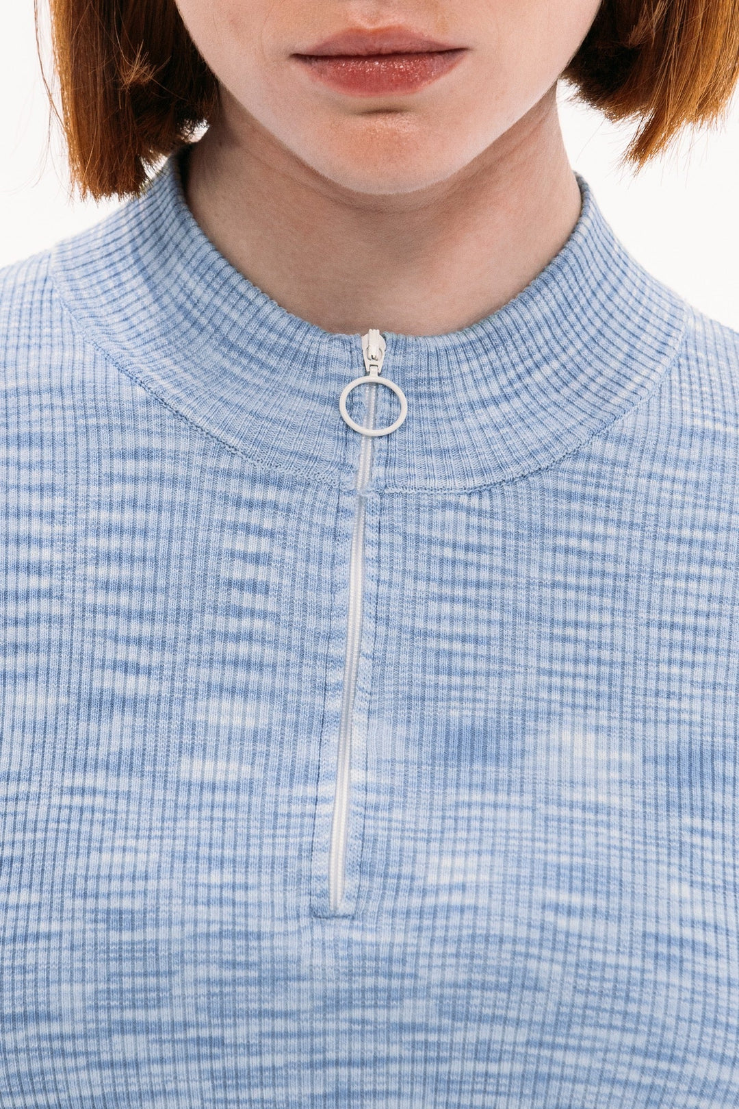 Foray Golf Knit Melange Quarter Zip