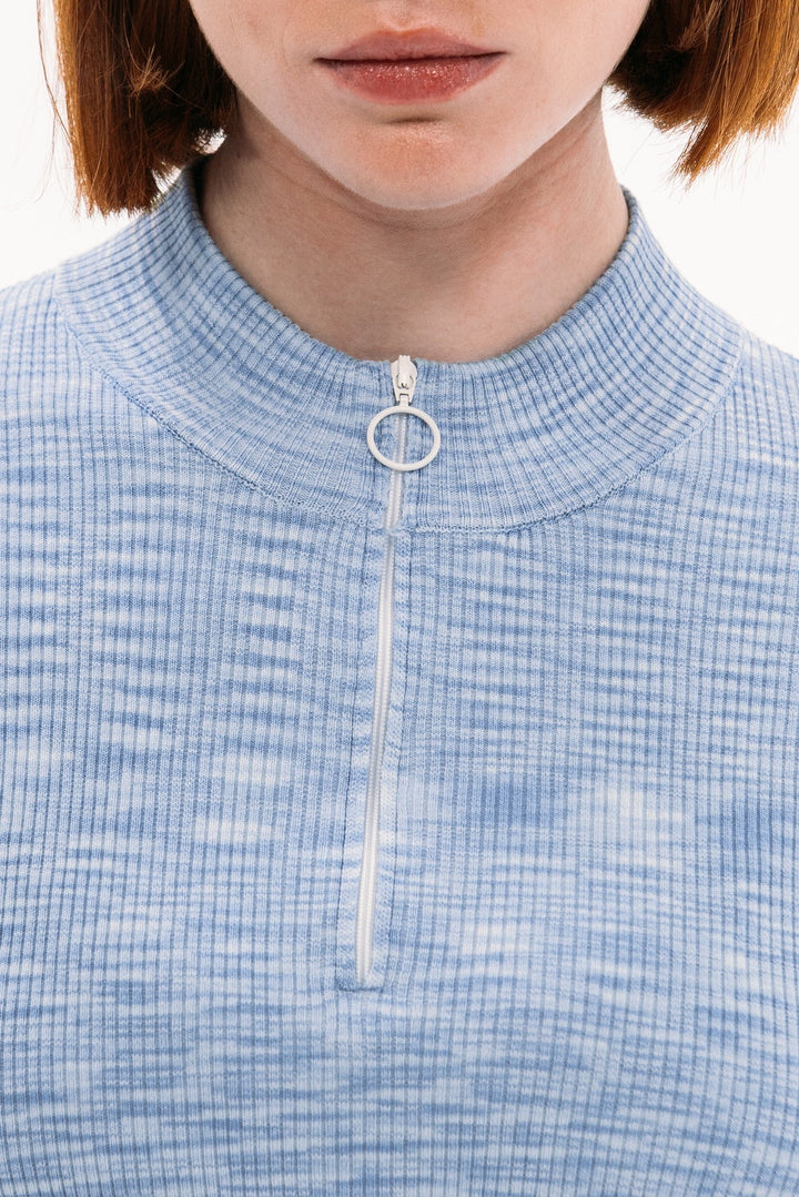 Foray Golf Knit Melange Quarter Zip