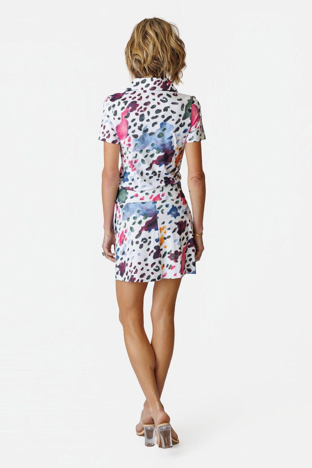 Cynthia Amalfi White Short Sleeved Polo