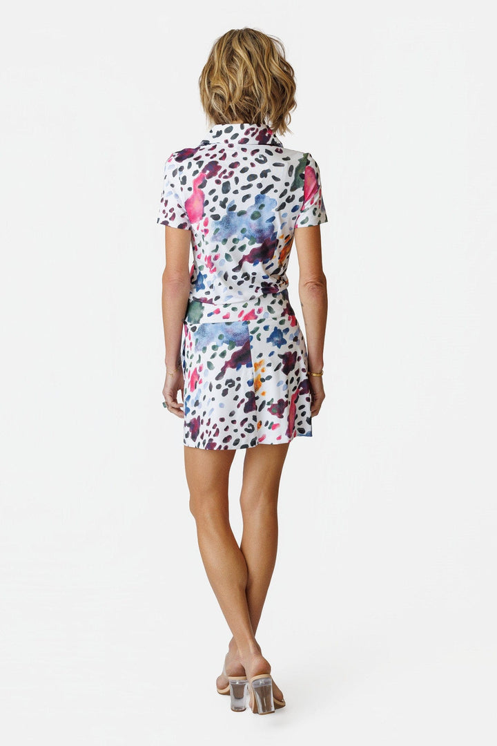 Cynthia Amalfi White Short Sleeved Polo