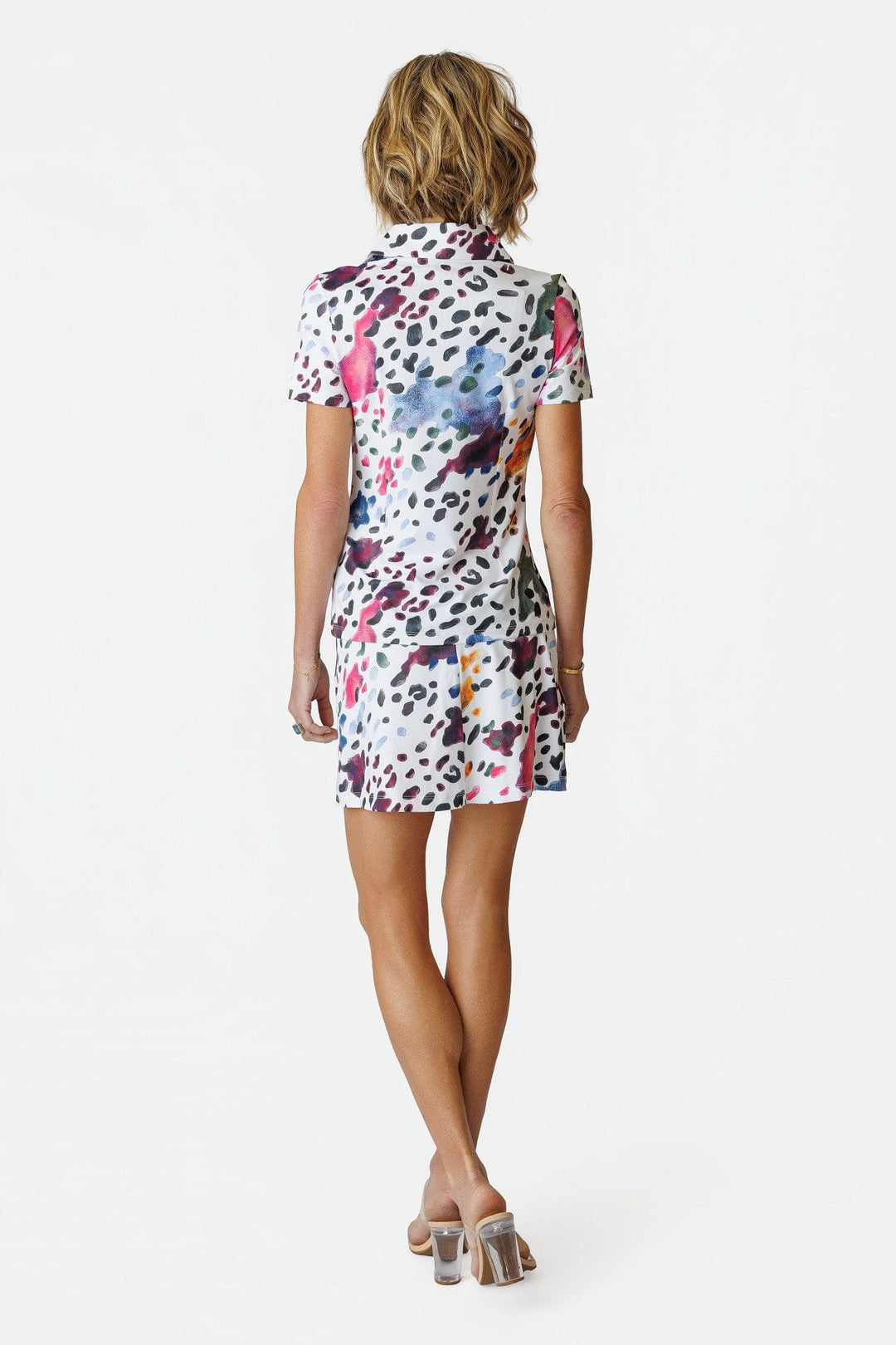 Cynthia Amalfi White Short Sleeved Polo