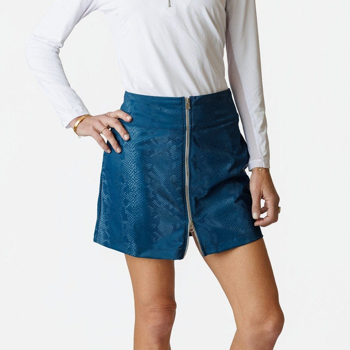 Aurora Night Snake Embossed 16" Skort