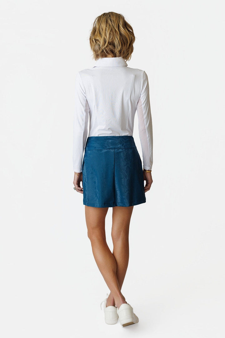 Aurora Night Snake Embossed 16" Skort