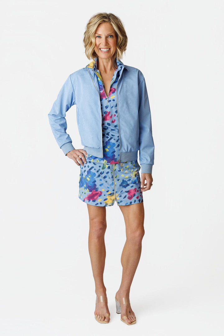 Danni Vista Embossed Bomber Jacket