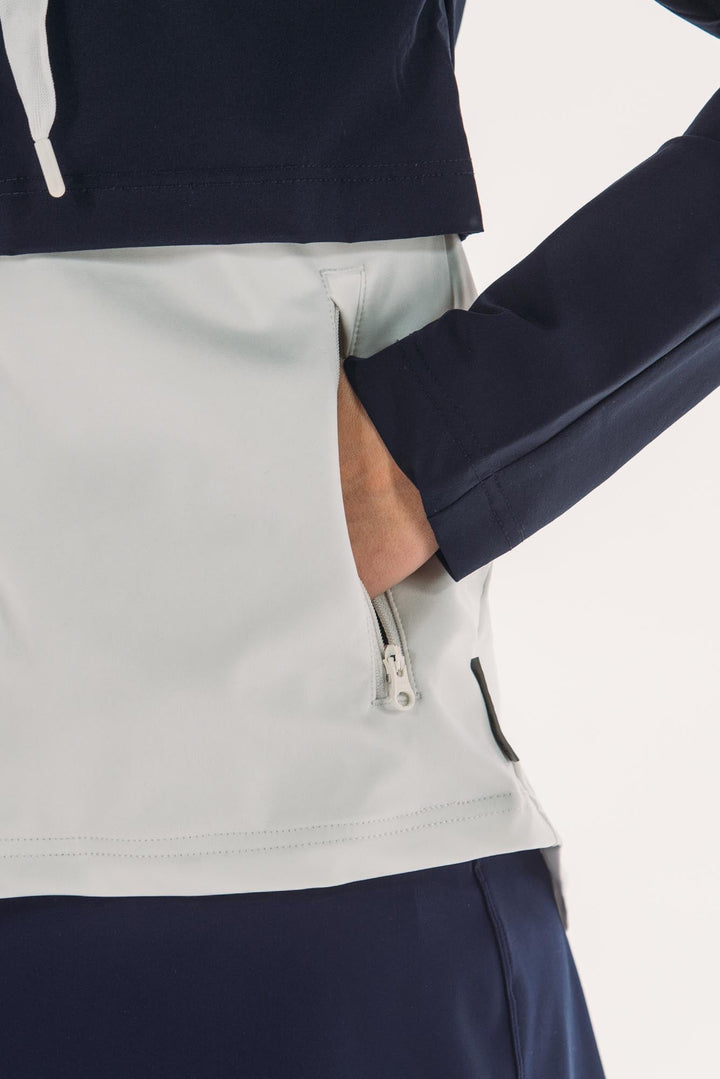 Foray Golf Double Layer Navy/White Jacket