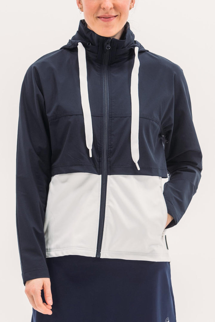 Foray Golf Double Layer Navy/White Jacket