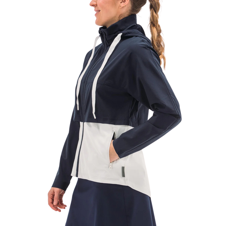 Foray Golf Double Layer Navy/White Jacket